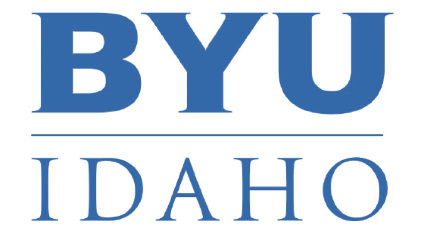 BYUI logo, blue