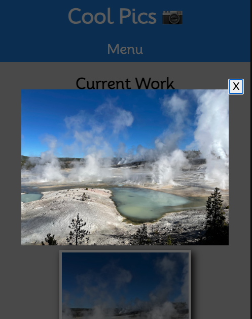 Cool Pics small modal example